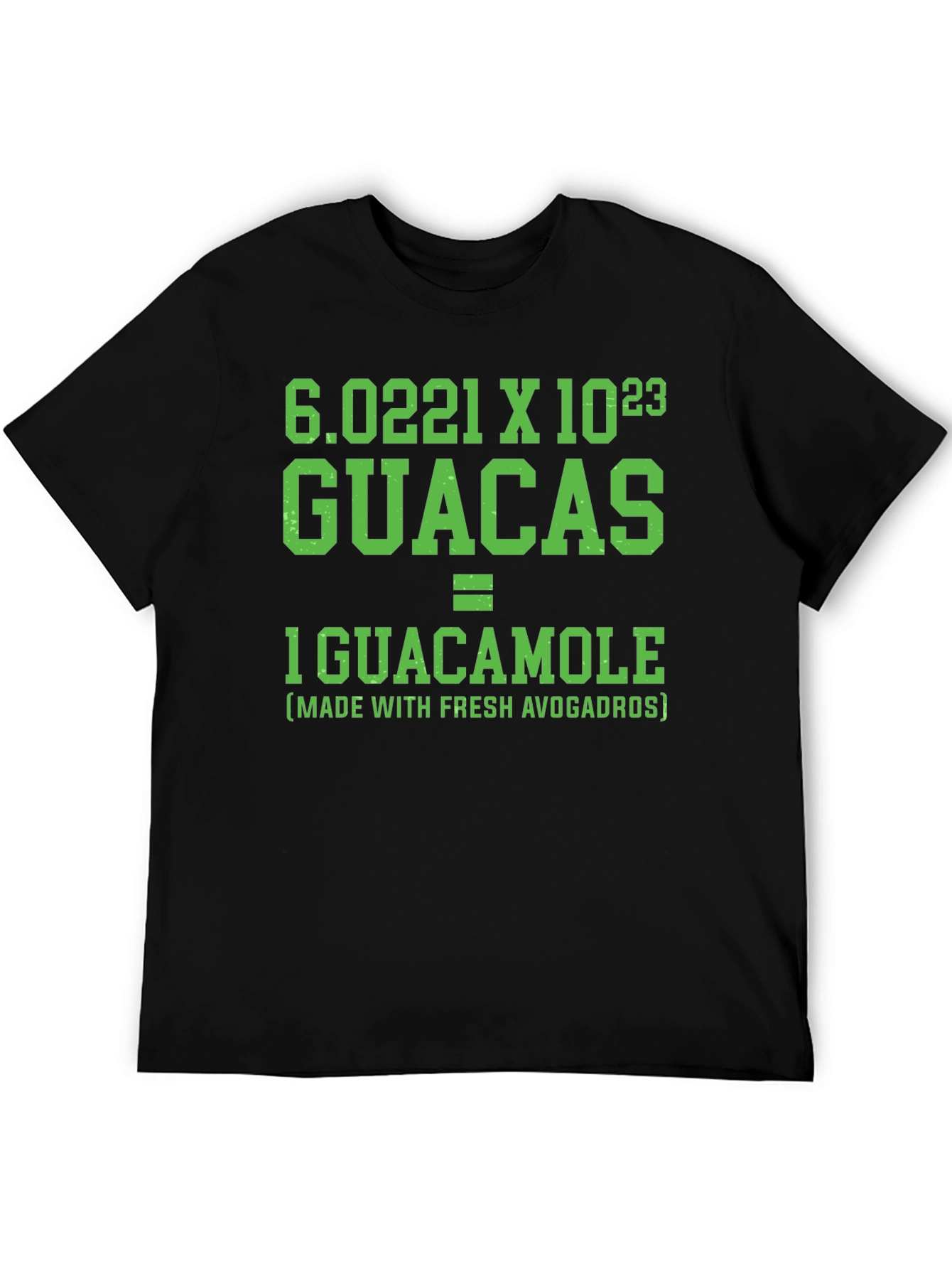 Guacamole Equation T-Shirt: Fresh Avogadros