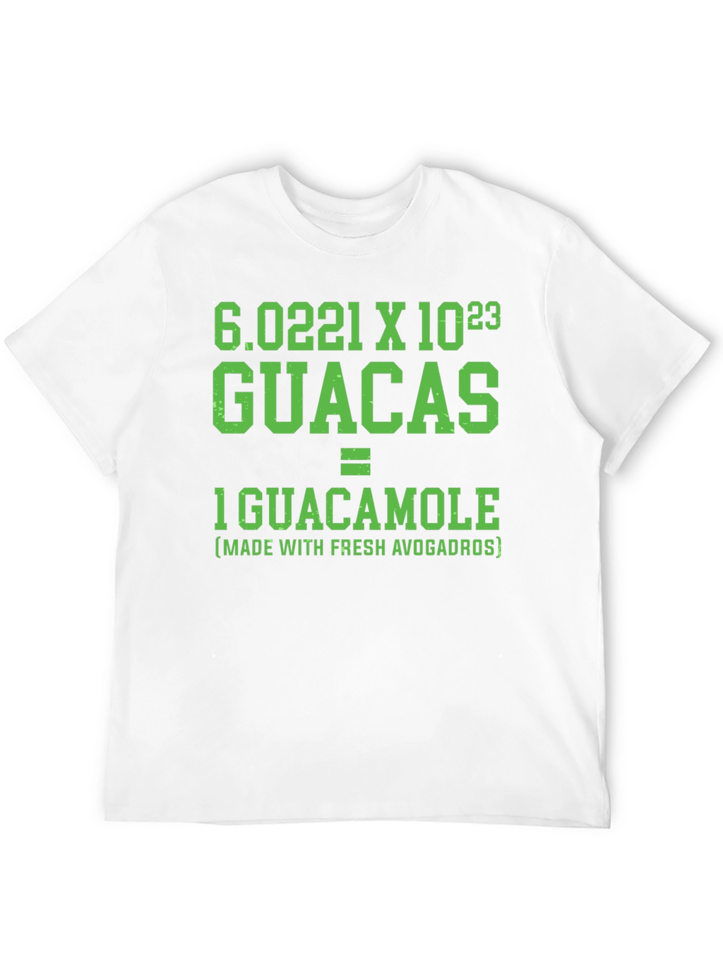 Guacamole Equation T-Shirt: Fresh Avogadros