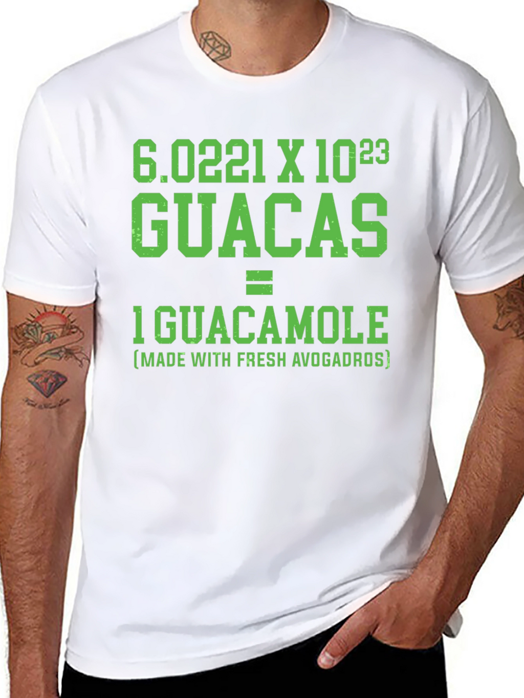 Guacamole Equation T-Shirt: Fresh Avogadros