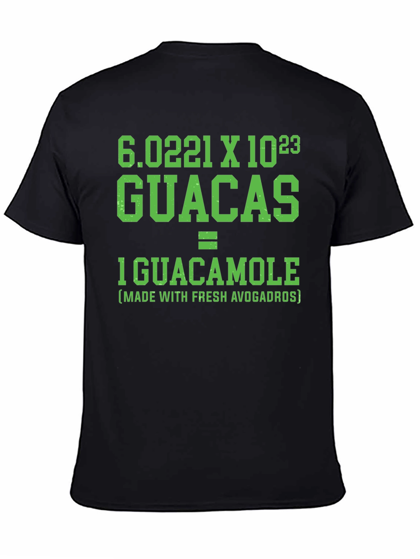 Guacamole Equation T-Shirt: Fresh Avogadros