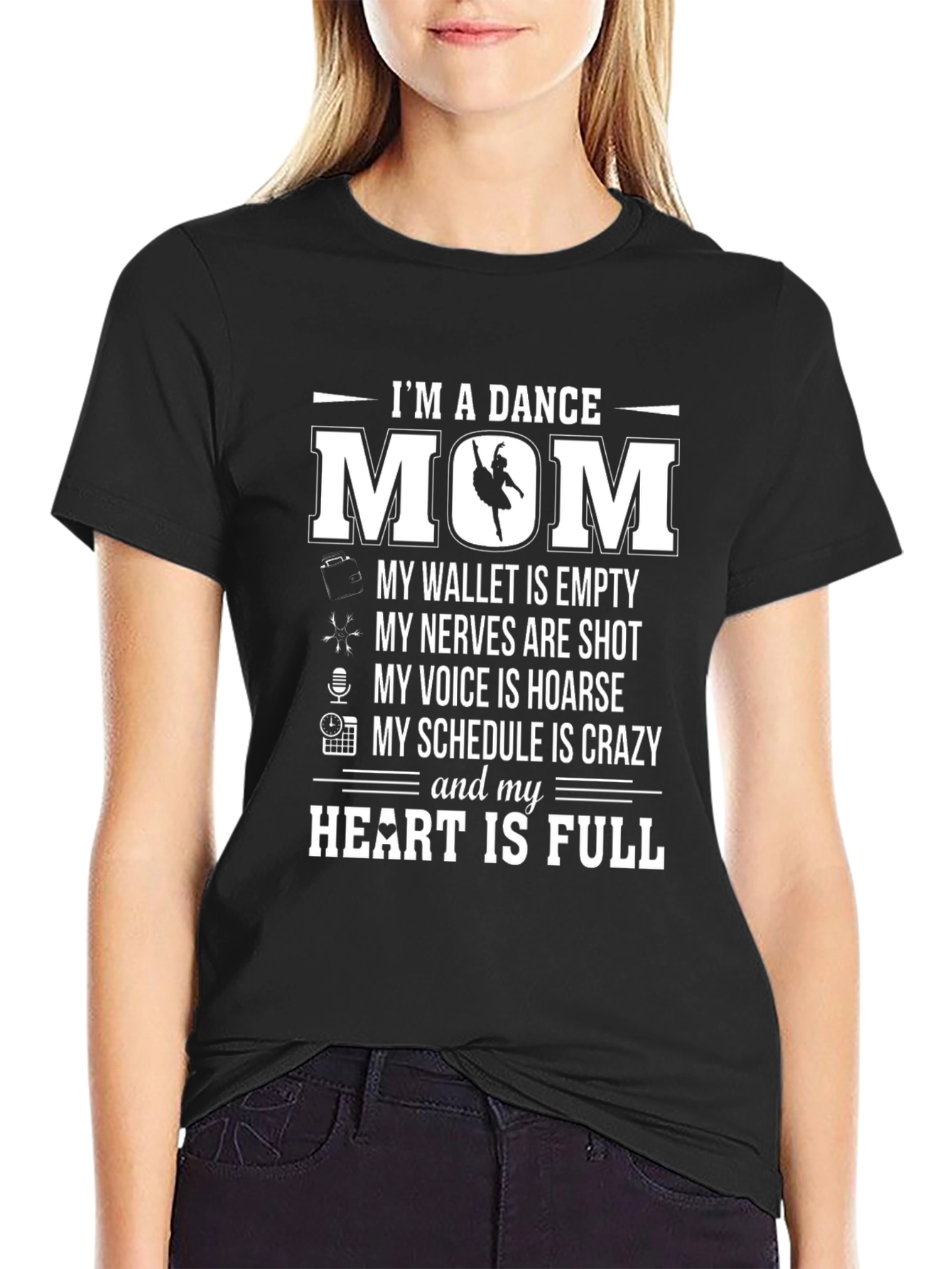 Dance Mom T-Shirt - Funny Ballerina Mother Tee