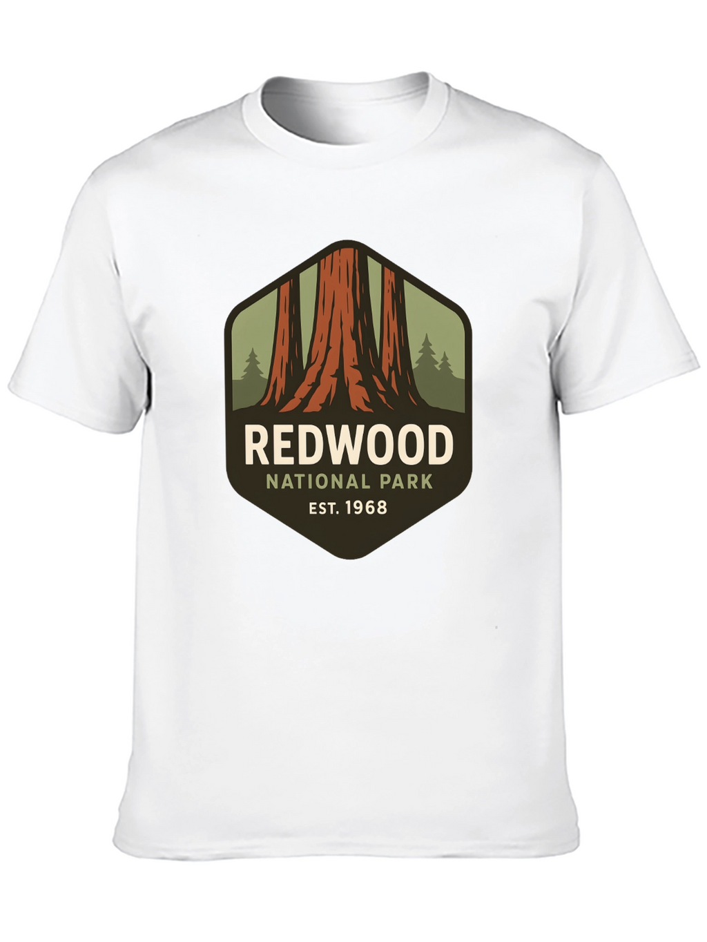 Redwood National Park Black T-Shirt