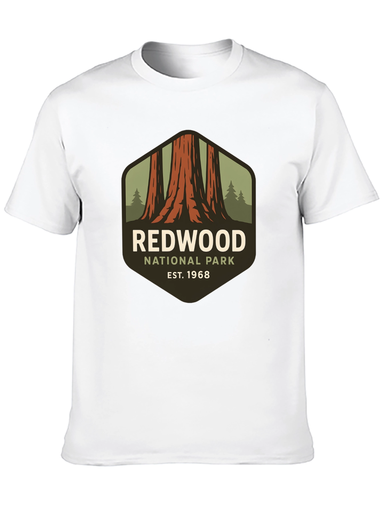 Redwood National Park Black T-Shirt