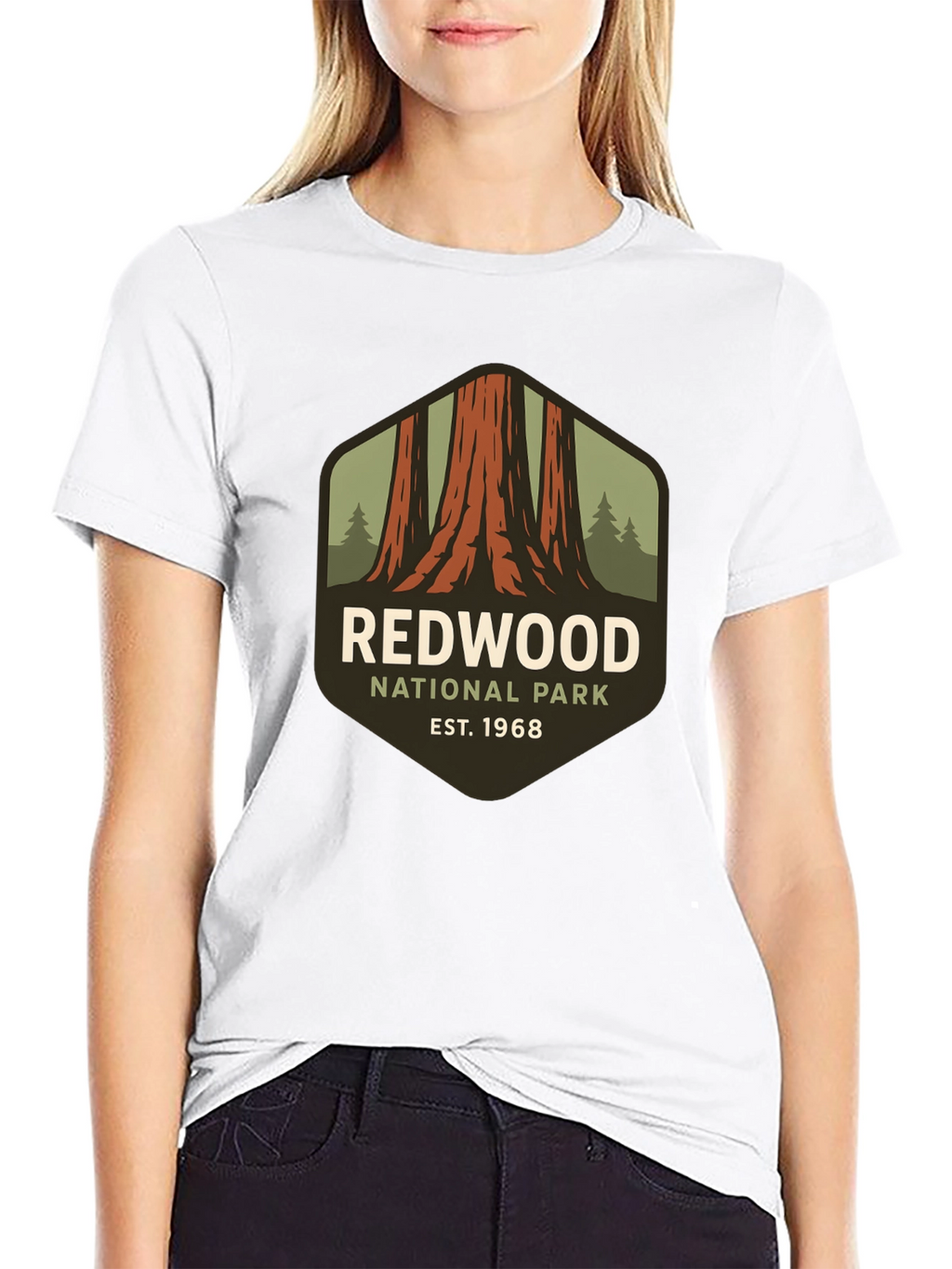 Redwood National Park Black T-Shirt