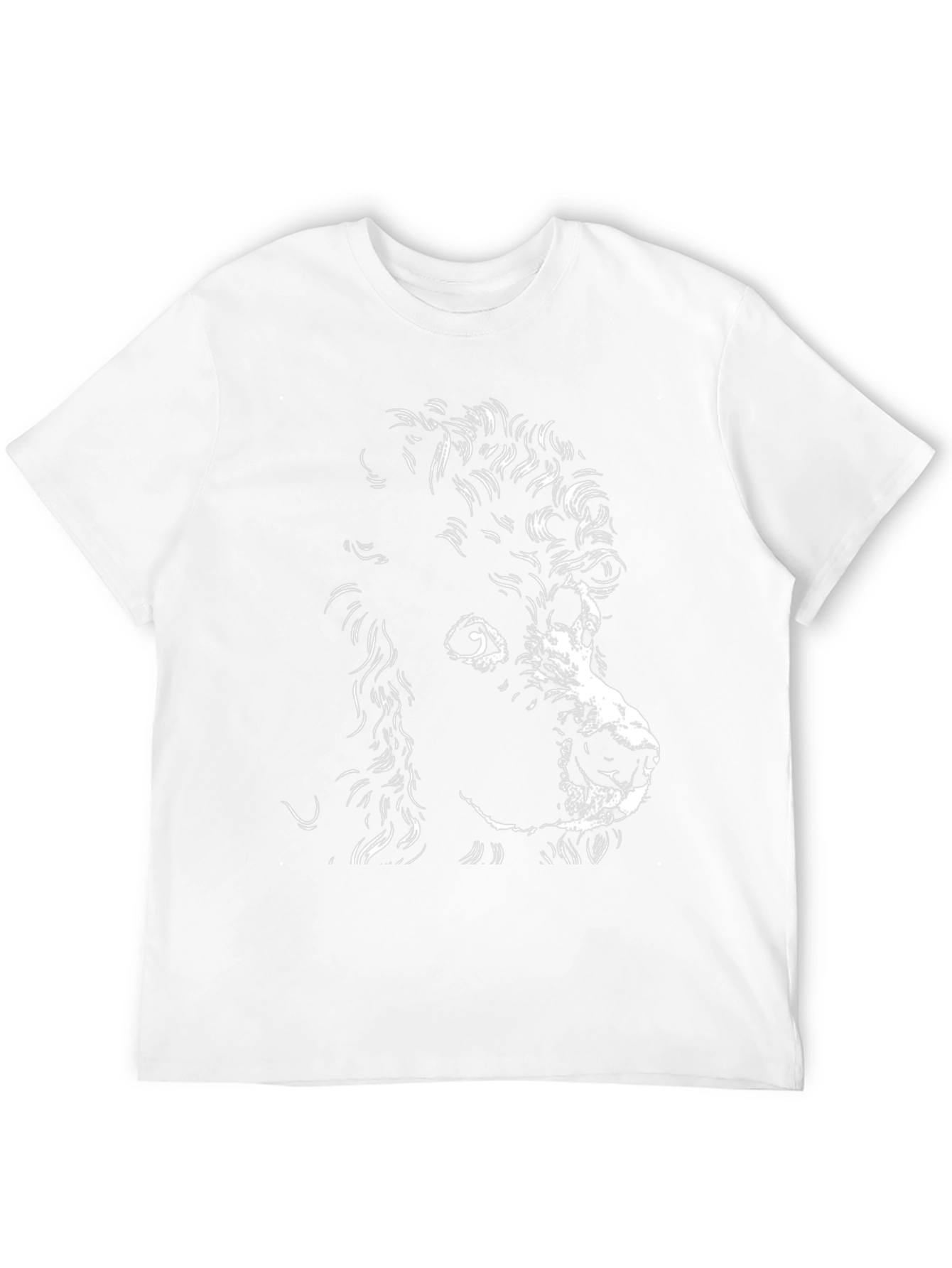 Poodle Graphic Black T-Shirt