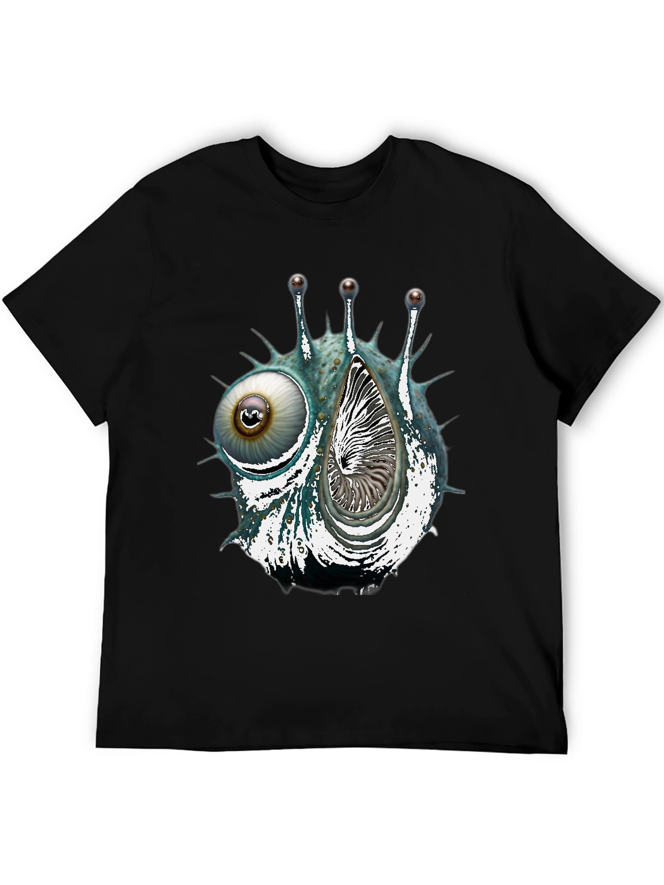 Eye & Shell Graphic Tee - Unique Design