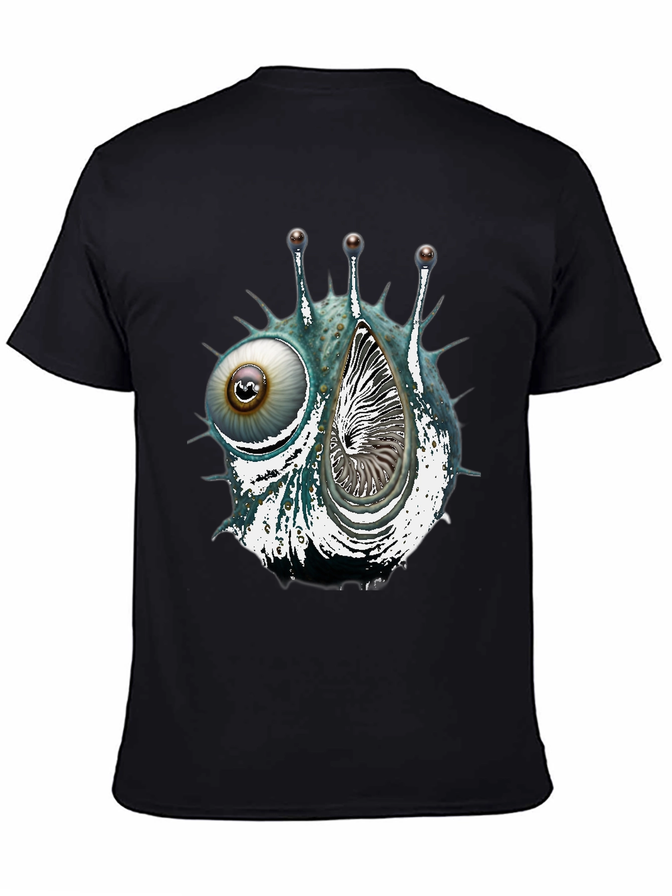 Eye & Shell Graphic Tee - Unique Design