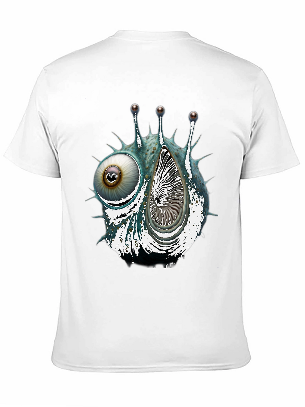 Eye & Shell Graphic Tee - Unique Design