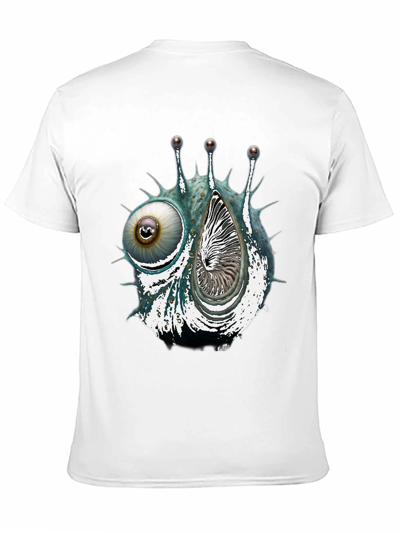 Eye & Shell Graphic Tee - Unique Design
