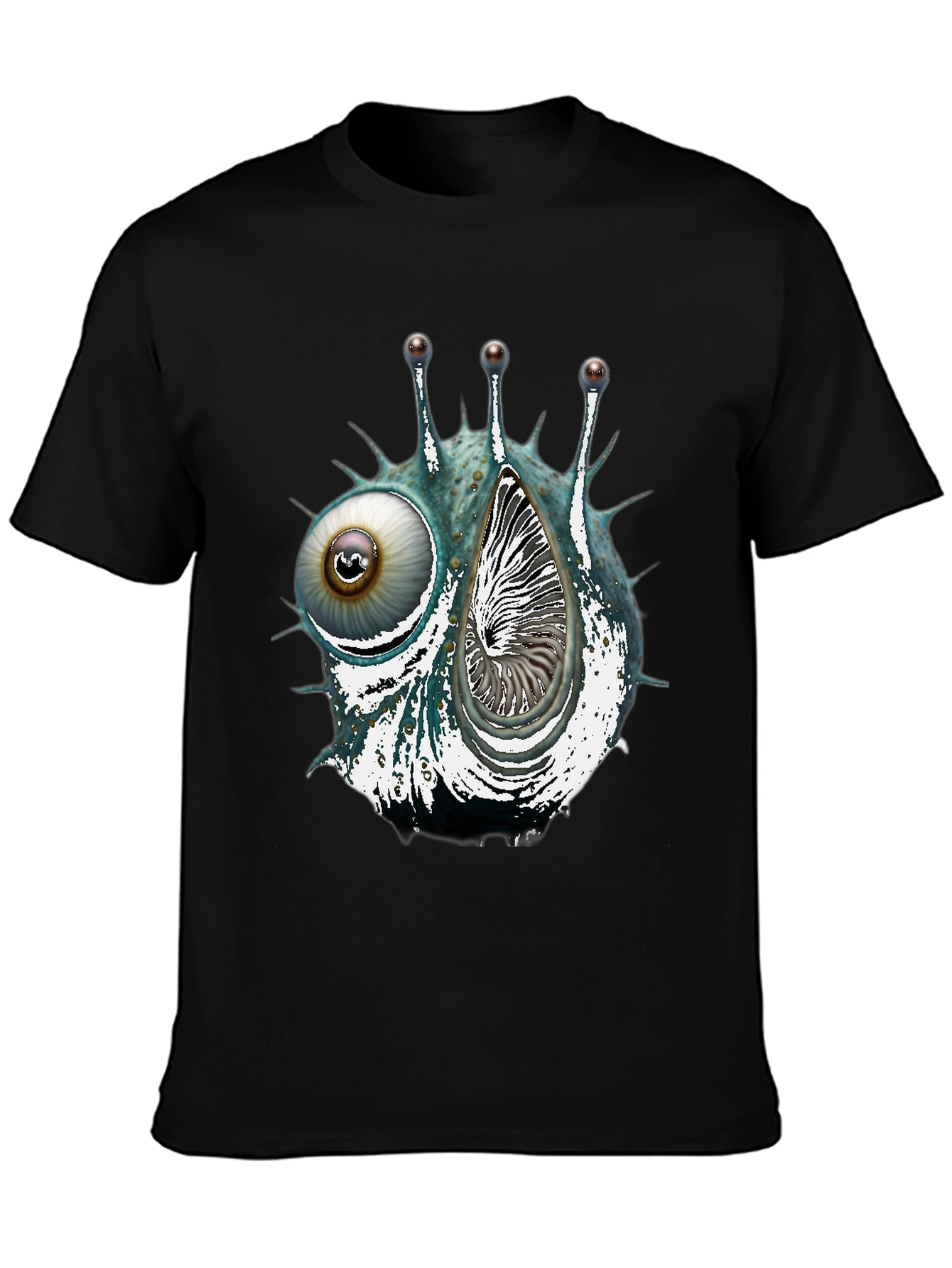 Eye & Shell Graphic Tee - Unique Design