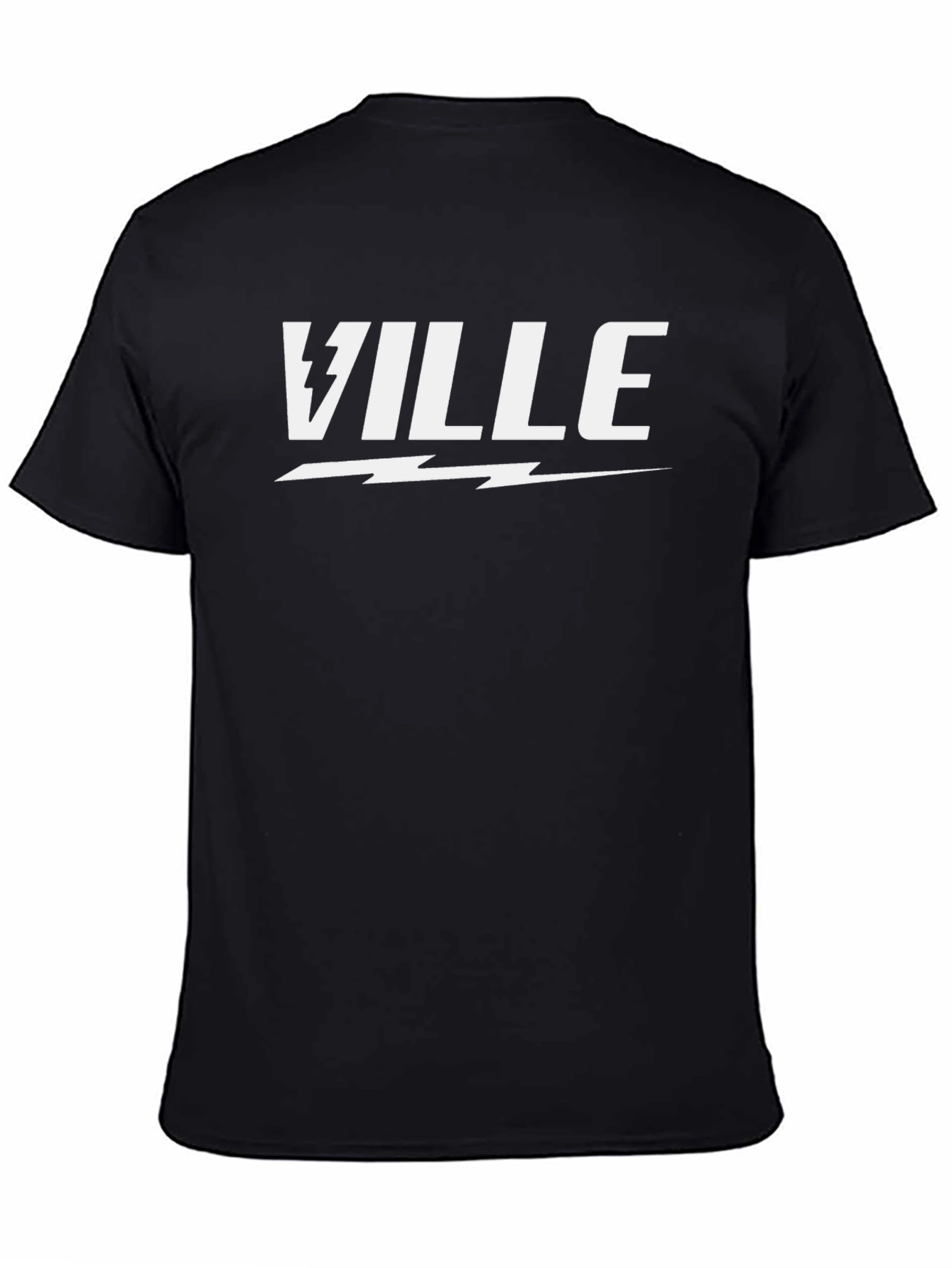 Ville Graphic T-Shirt - Black Cotton Tee
