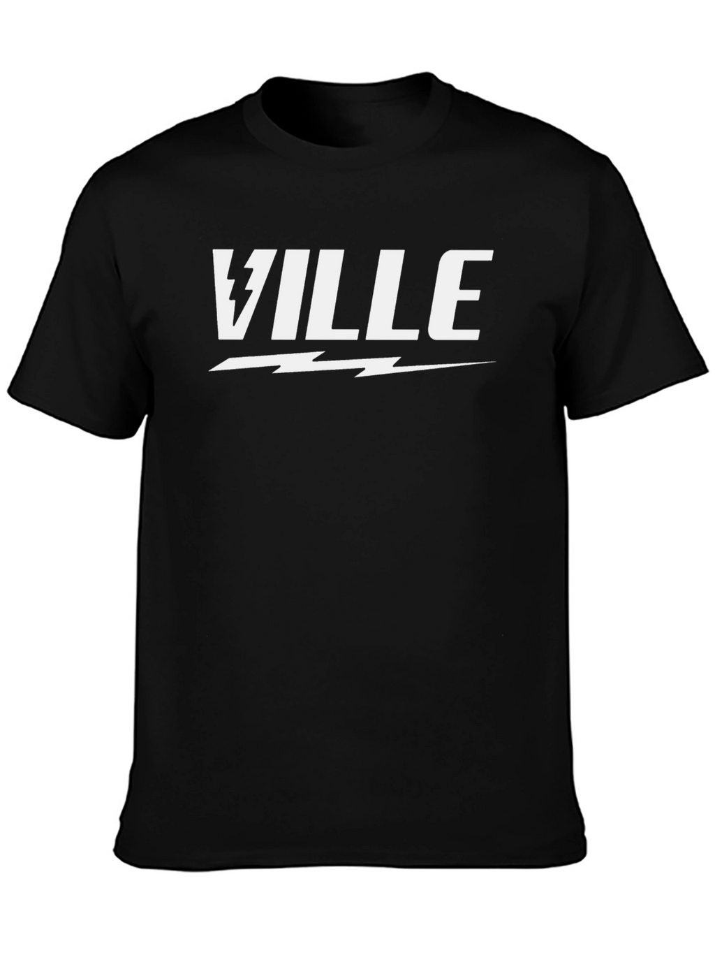 Ville Graphic T-Shirt - Black Cotton Tee