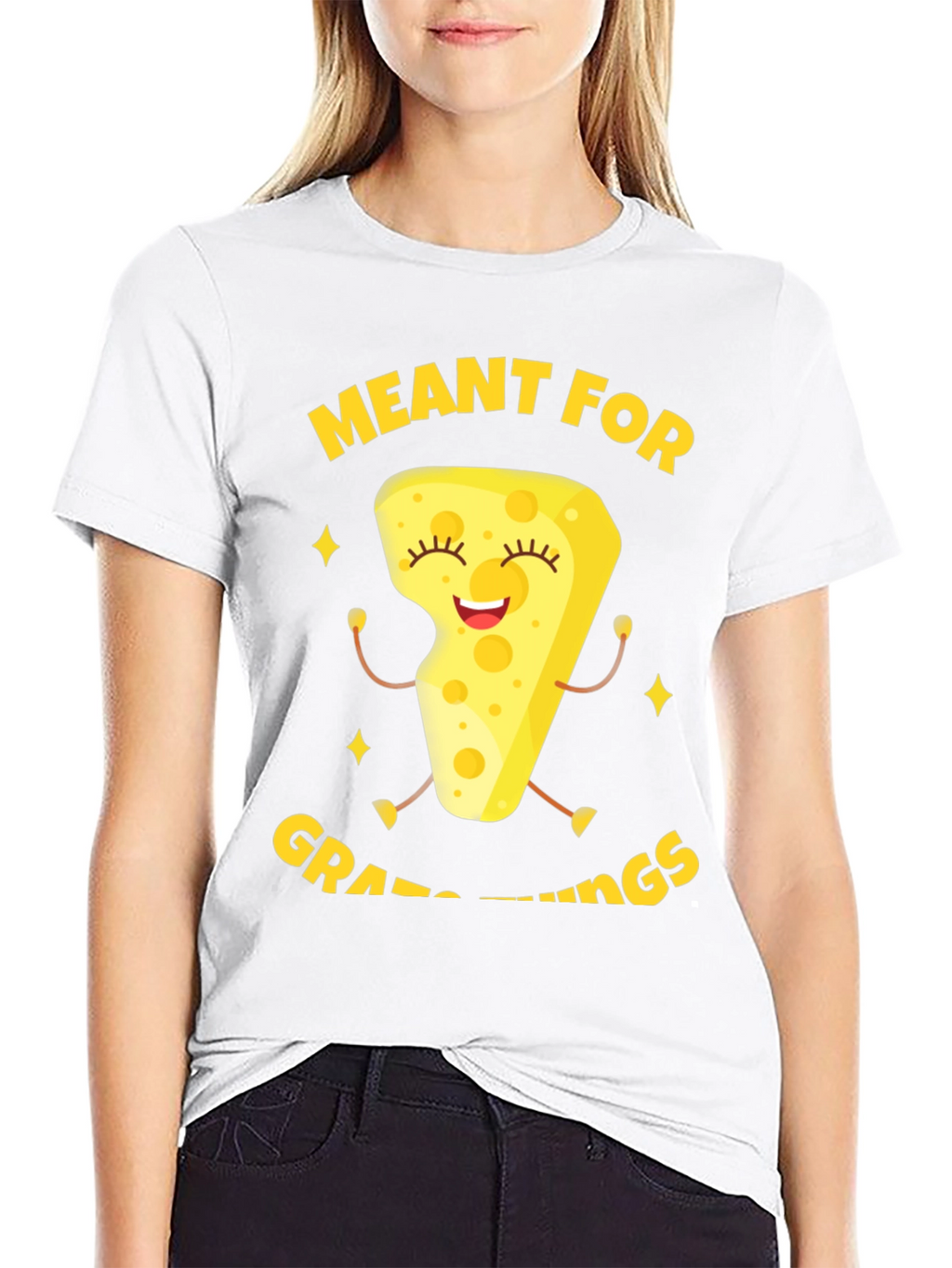 Meant For Grate Things Cheese Graphic Tee