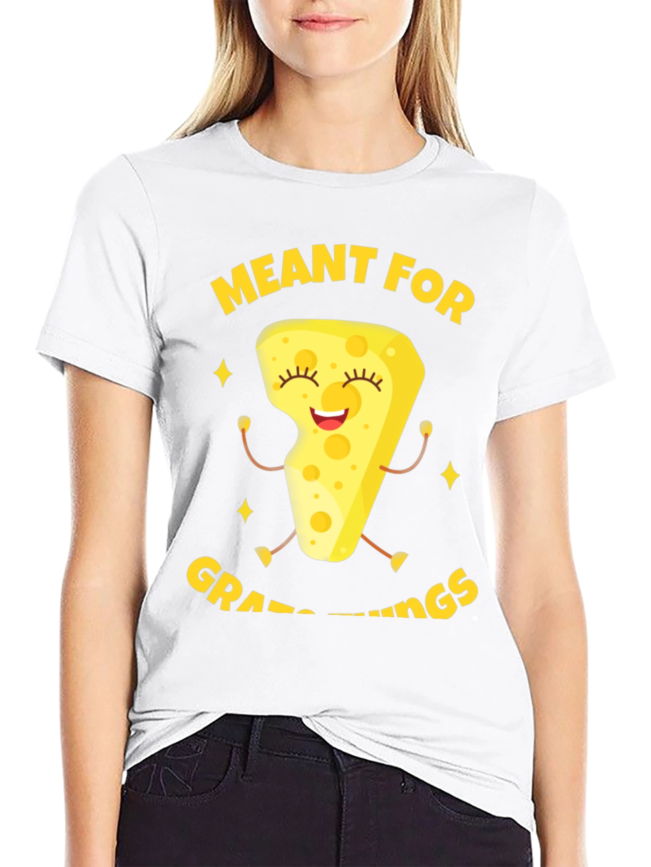 Meant For Grate Things Cheese Graphic Tee