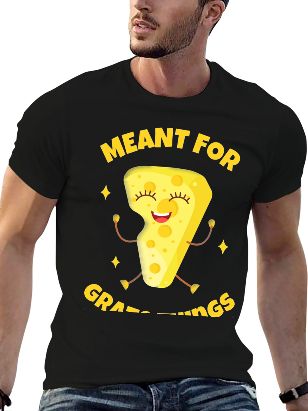 Meant For Grate Things Cheese Graphic Tee