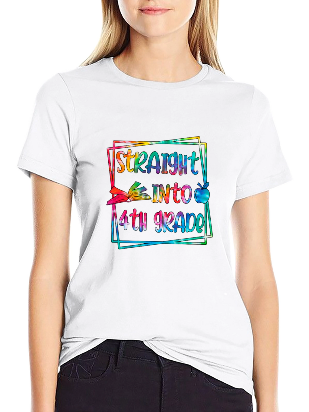 Straight into 4th Grade Graphic Tee