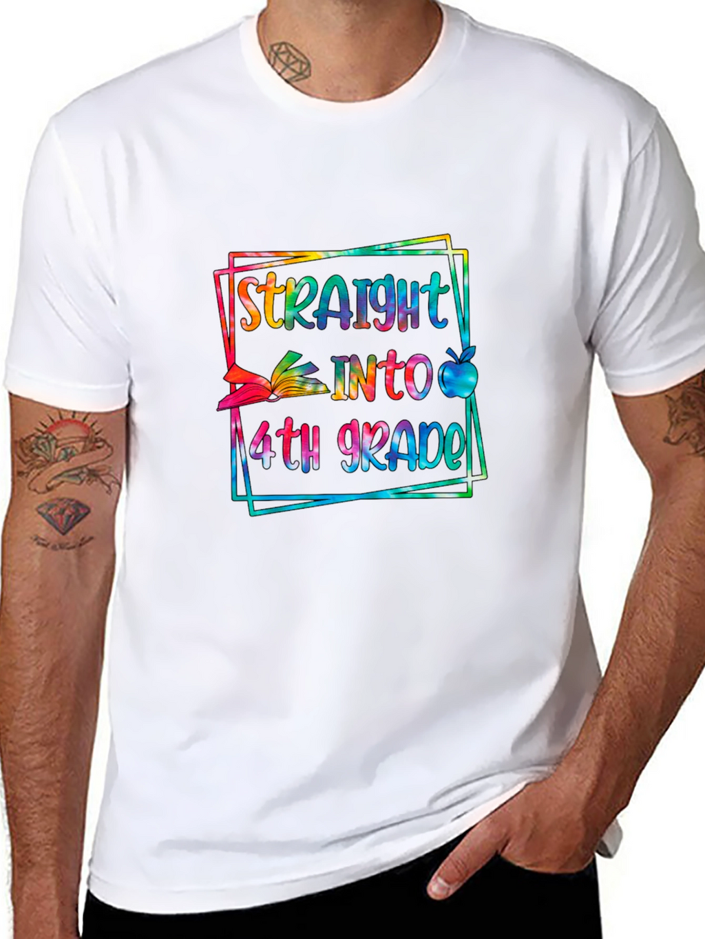 Straight into 4th Grade Graphic Tee