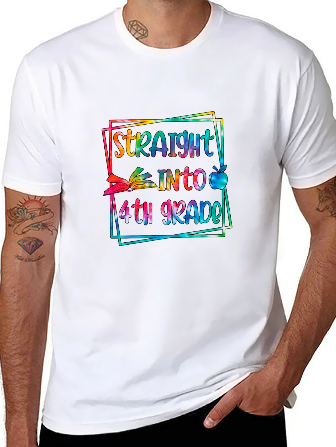 Straight into 4th Grade Graphic Tee