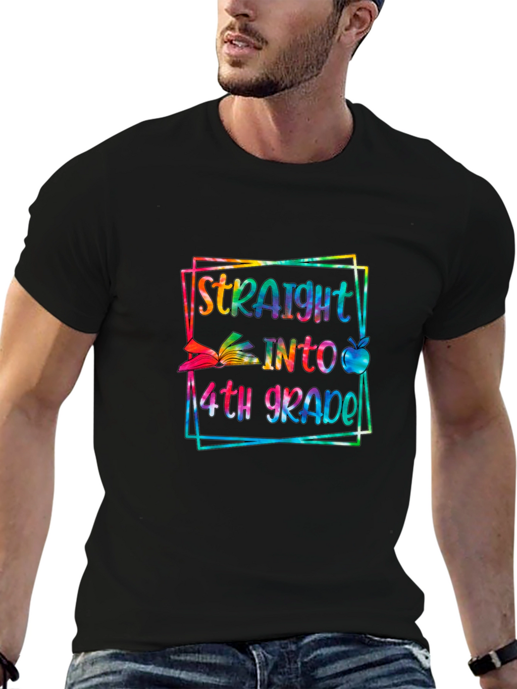 Straight into 4th Grade Graphic Tee
