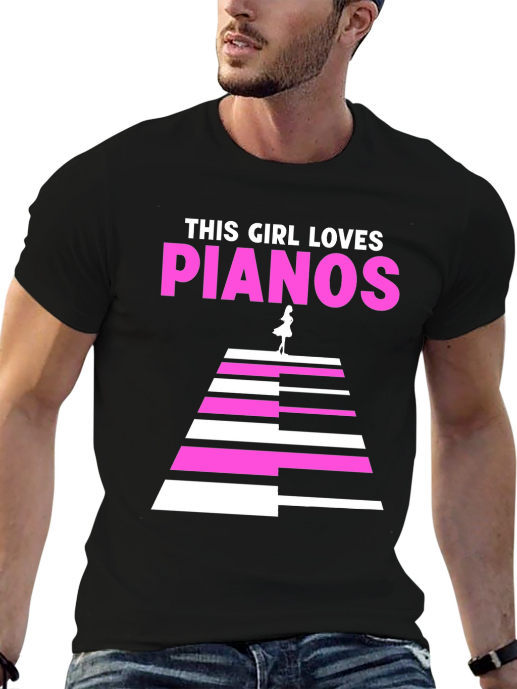This Girl Loves Pianos T-Shirt