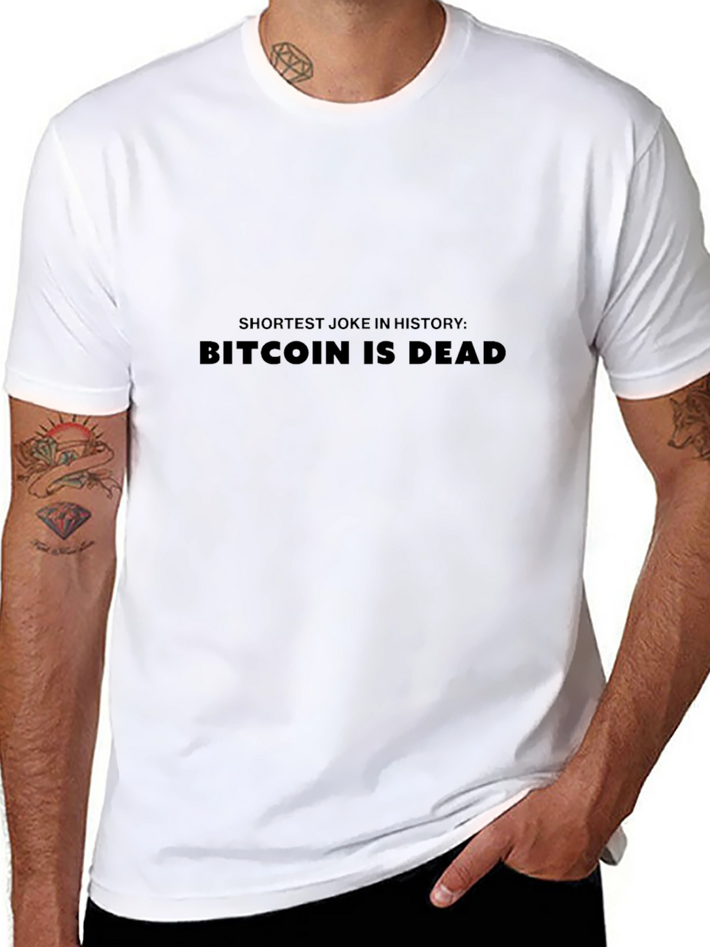 Bitcoin Is Dead T-Shirt - Funny Crypto Tee