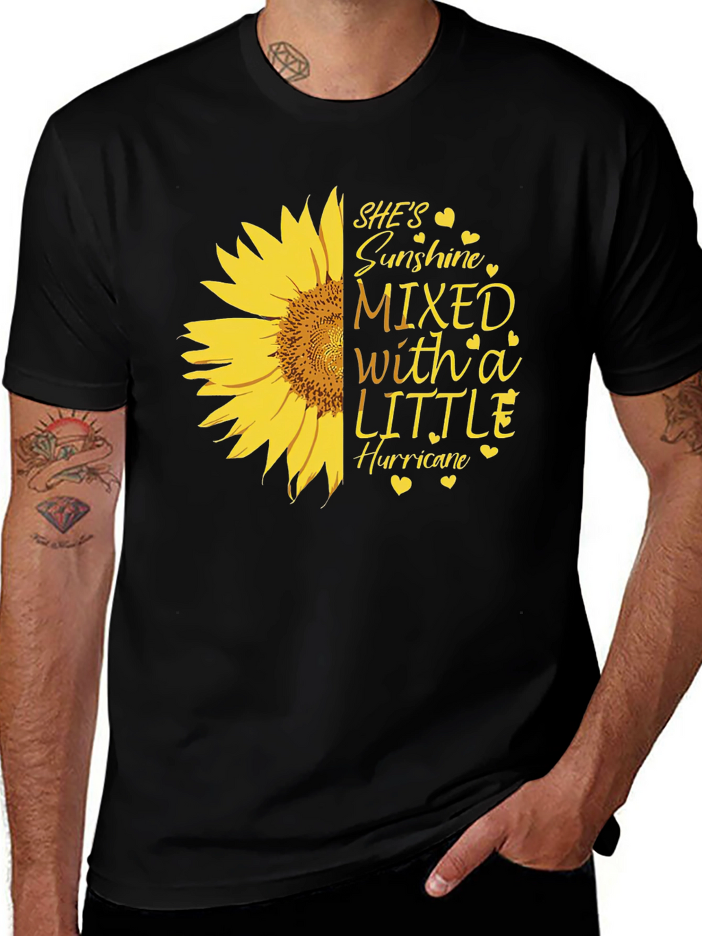 Sunshine Mixed with Hurricane Graphic Tee