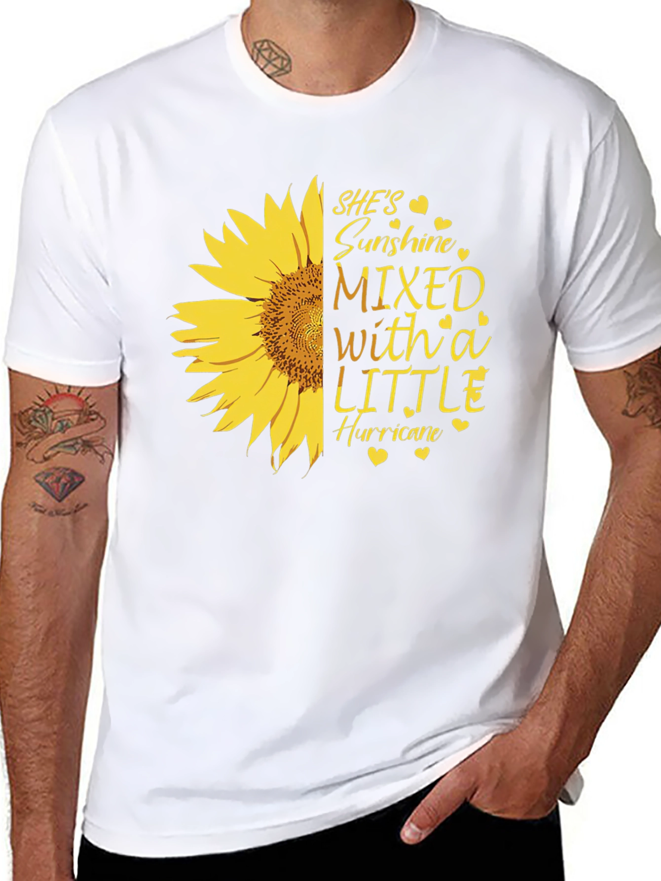 Sunshine Mixed with Hurricane Graphic Tee