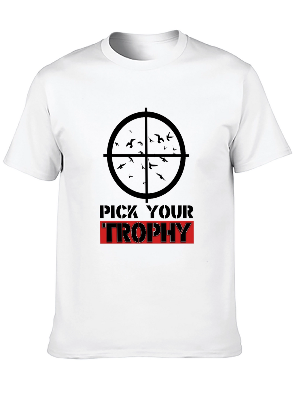 Pick Your Trophy Graphic T-Shirt - Black Cotton Tee