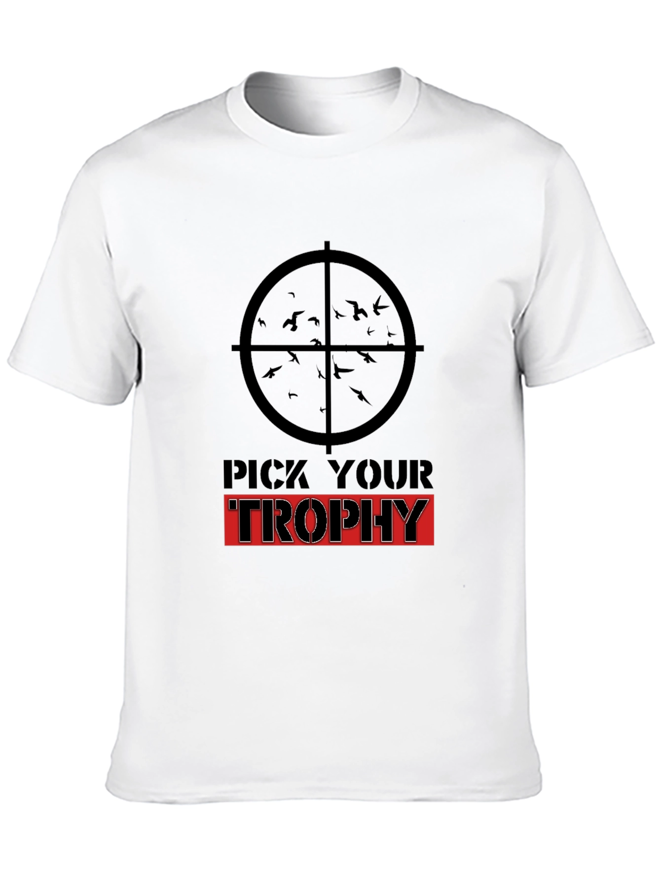 Pick Your Trophy Graphic T-Shirt - Black Cotton Tee