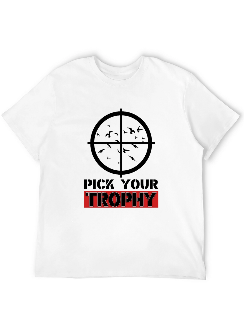 Pick Your Trophy Graphic T-Shirt - Black Cotton Tee
