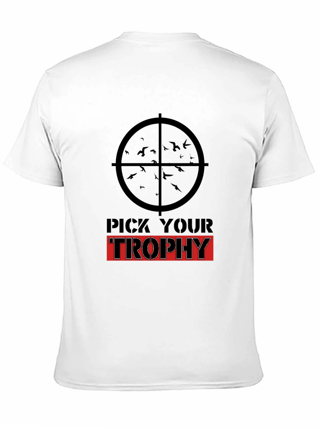 Pick Your Trophy Graphic T-Shirt - Black Cotton Tee