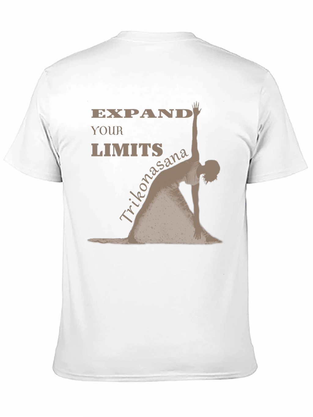 Expand Your Limits Yoga Pose Black T-Shirt