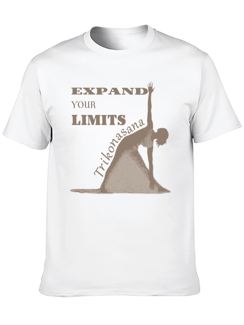 Expand Your Limits Yoga Pose Black T-Shirt
