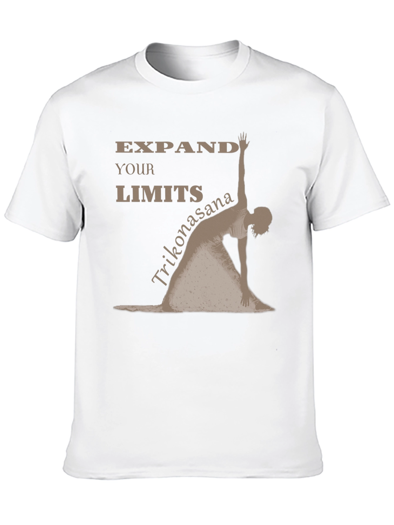 Expand Your Limits Yoga Pose Black T-Shirt