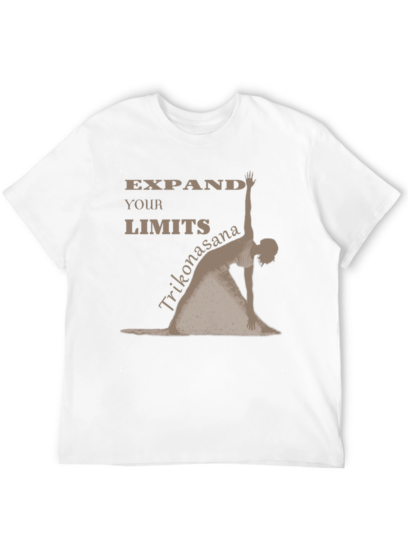Expand Your Limits Yoga Pose Black T-Shirt