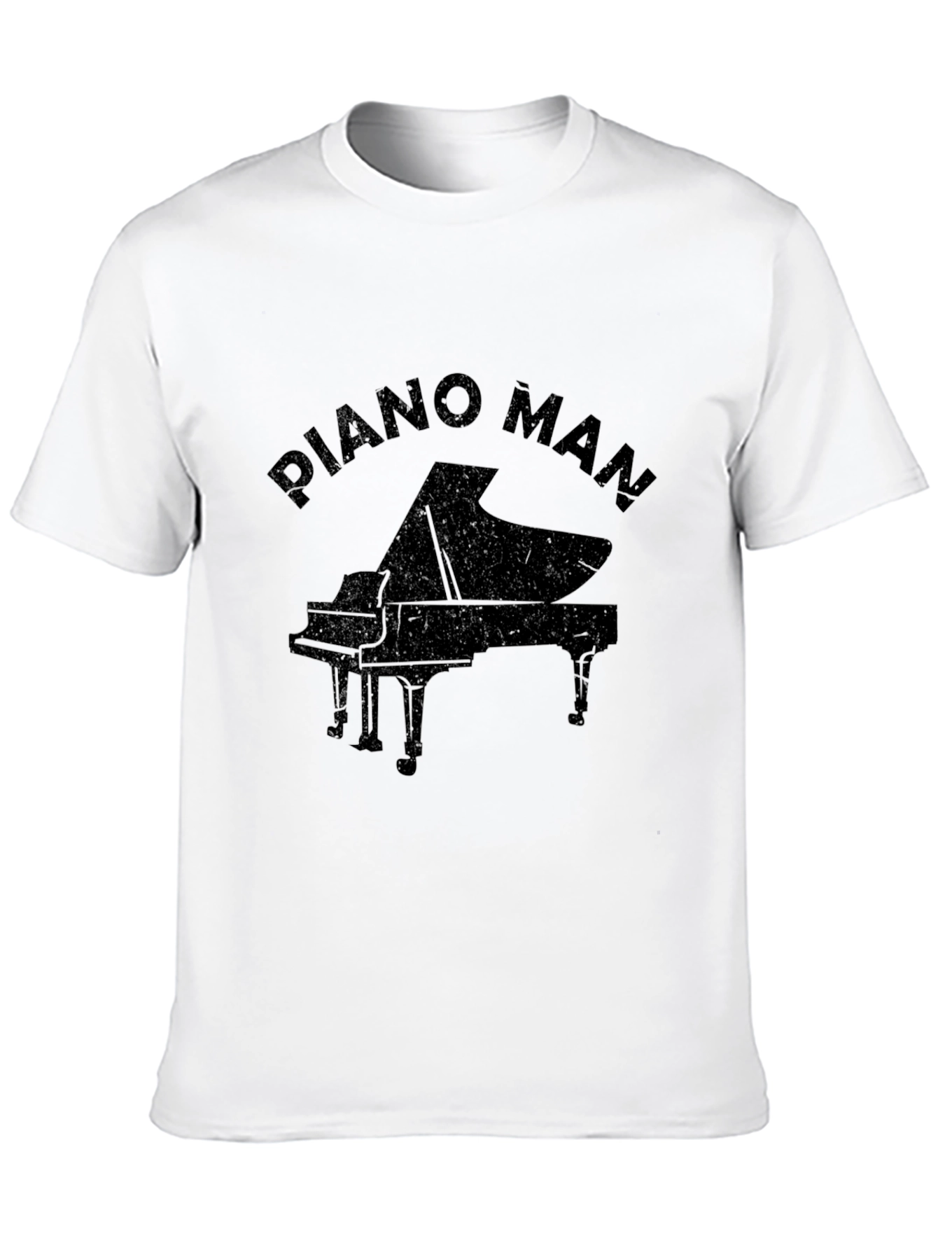 Piano Man Graphic Tee - Classic Musician T-Shirt