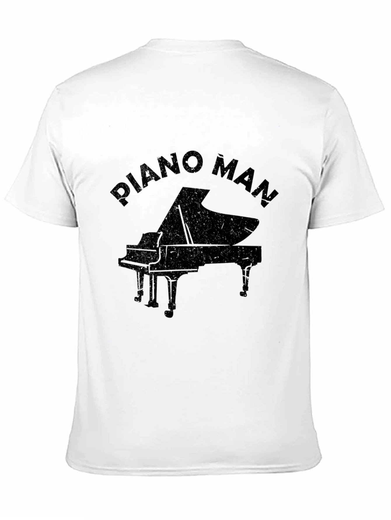 Piano Man Graphic Tee - Classic Musician T-Shirt