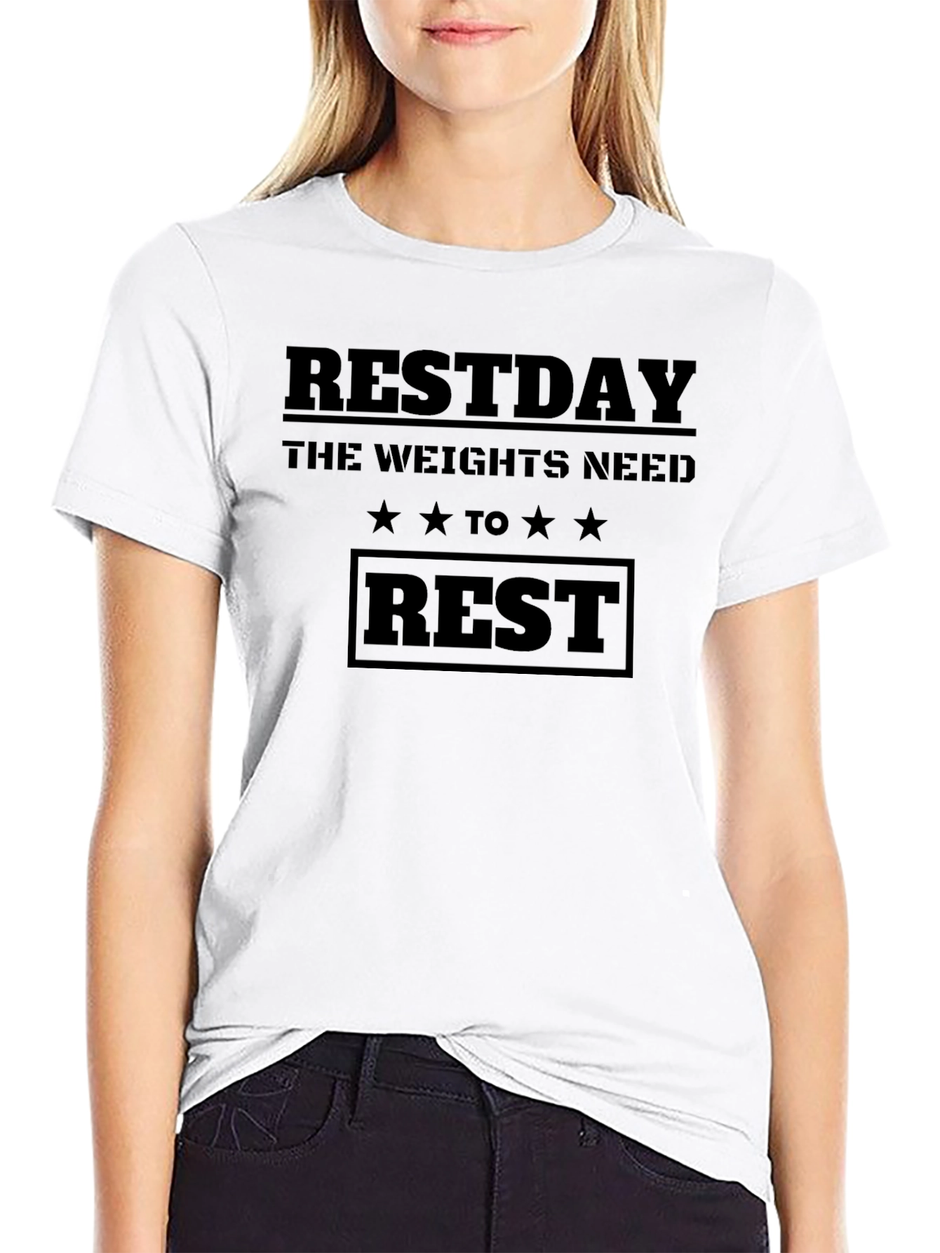 Rest Day Weights Graphic T-Shirt
