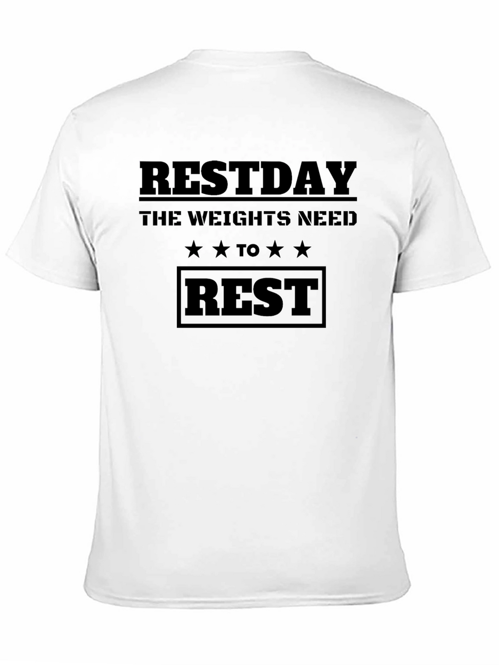 Rest Day Weights Graphic T-Shirt