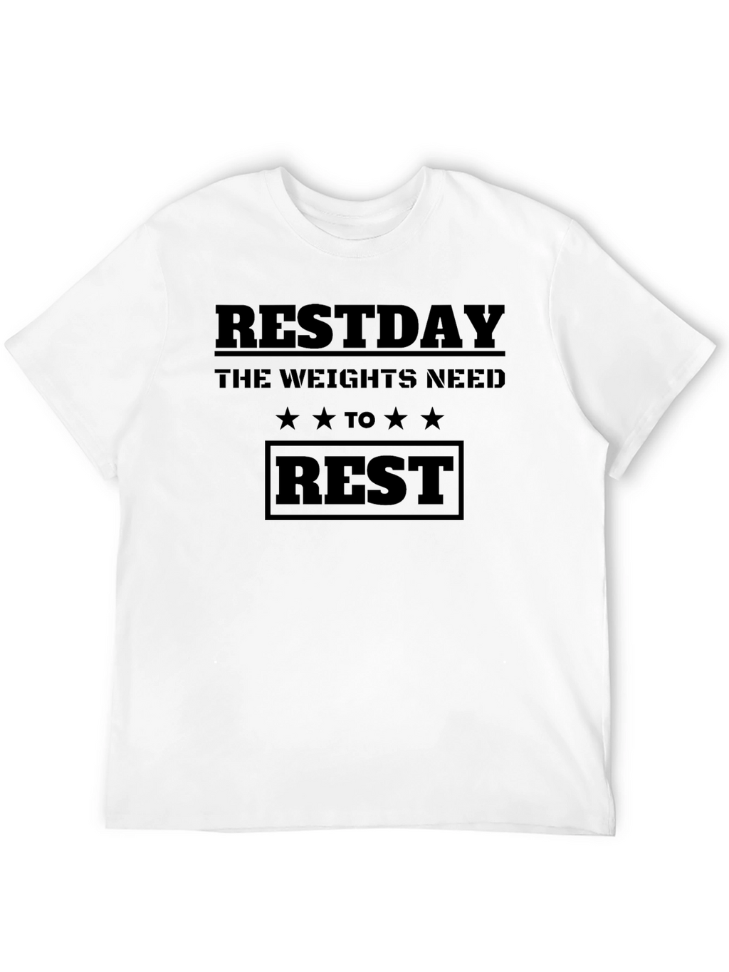 Rest Day Weights Graphic T-Shirt