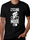 Cycling Mode On Graphic Tee - Black