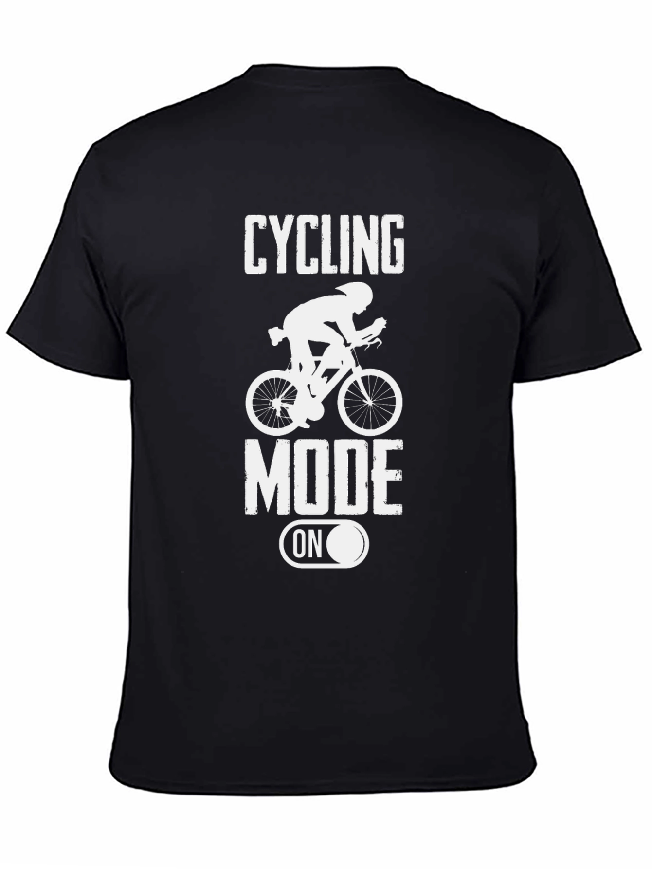 Cycling Mode On Graphic Tee - Black