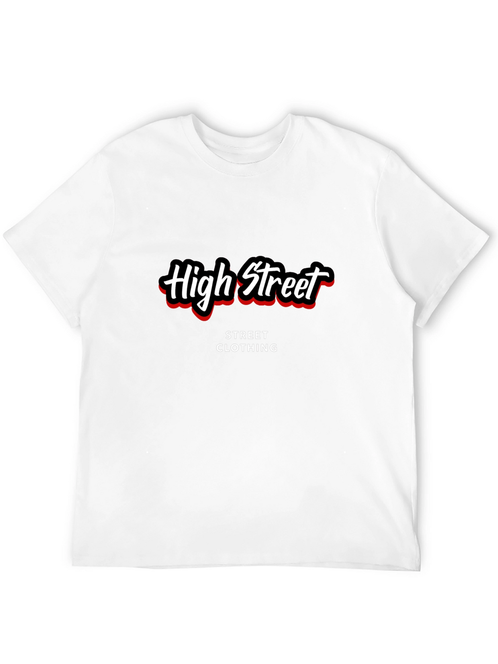 High Street Black Graphic Tee