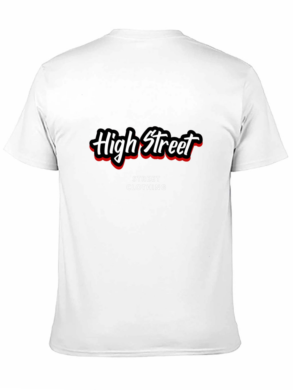 High Street Black Graphic Tee