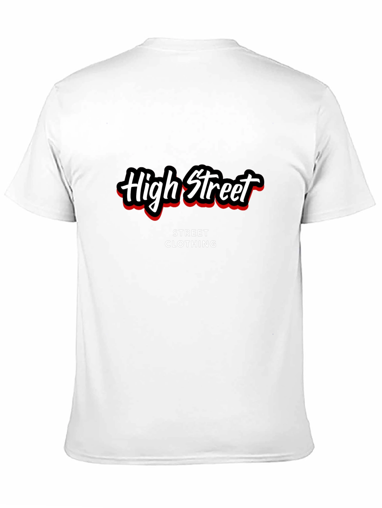 High Street Black Graphic Tee
