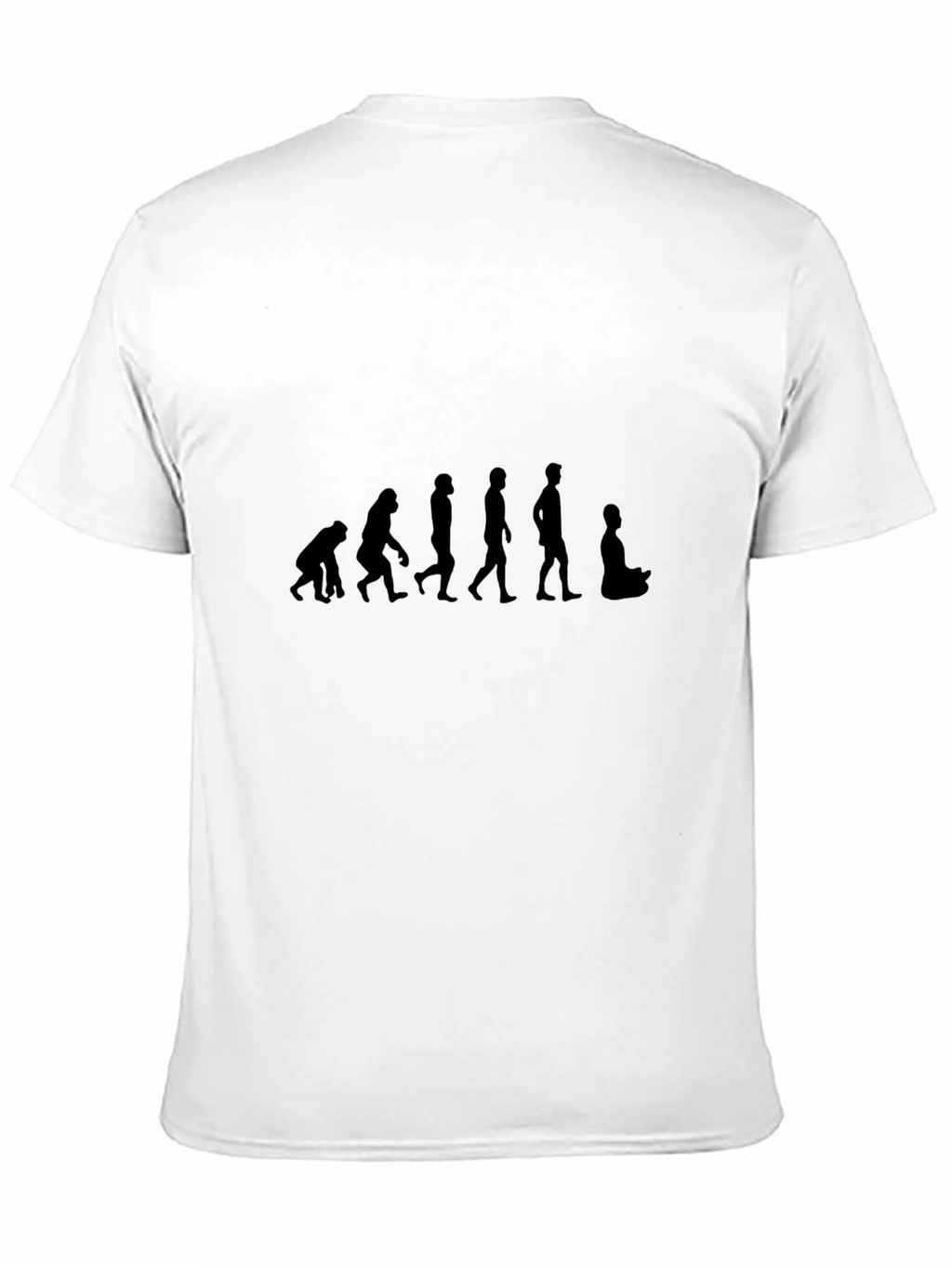 Evolution to Meditation T-Shirt - Black