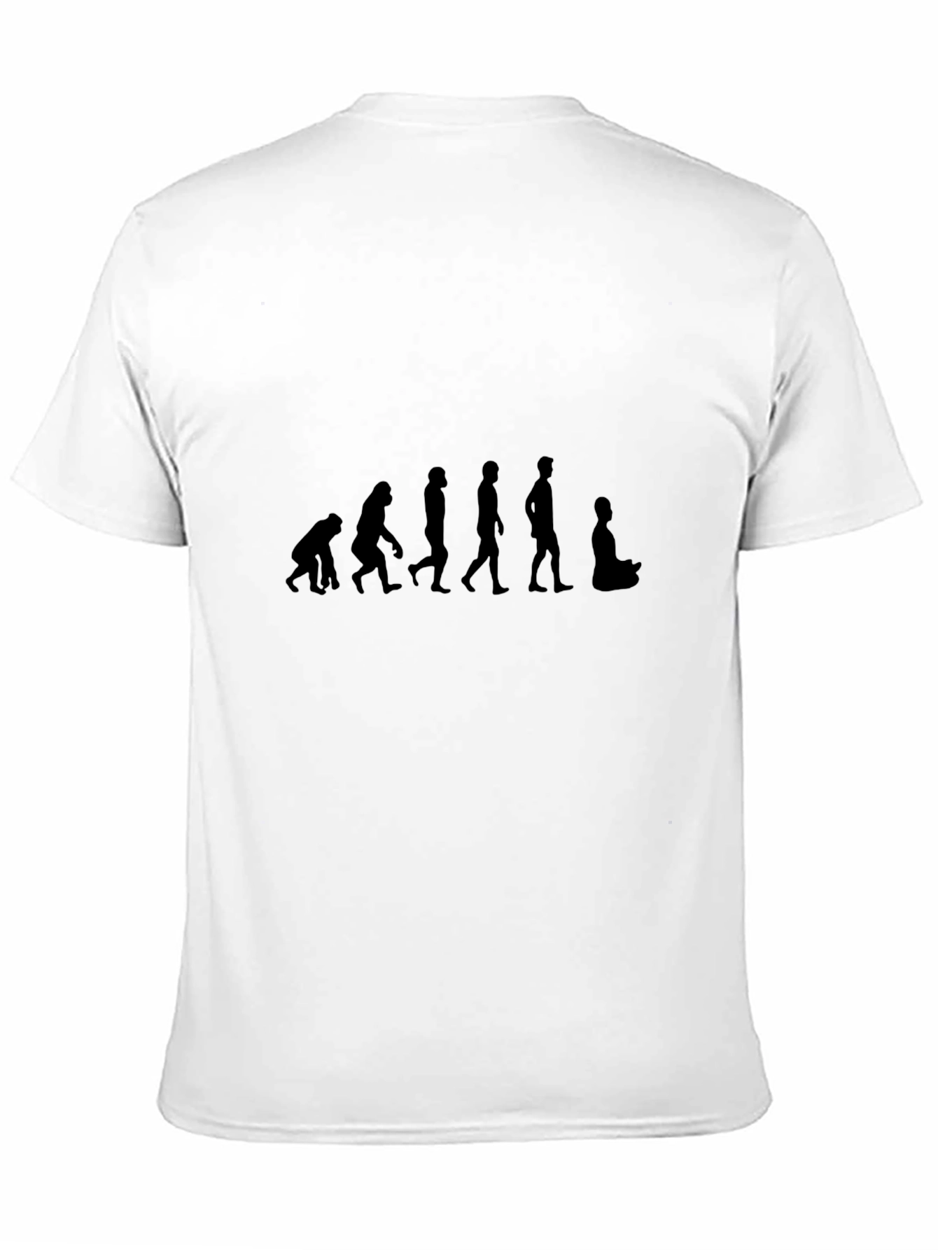 Evolution to Meditation T-Shirt - Black