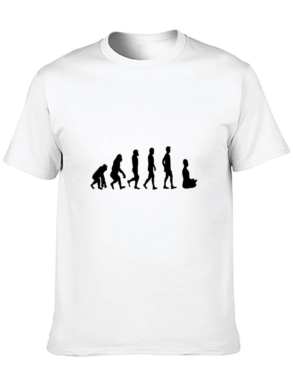 Evolution to Meditation T-Shirt - Black
