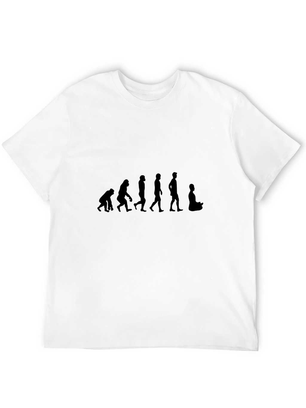 Evolution to Meditation T-Shirt - Black