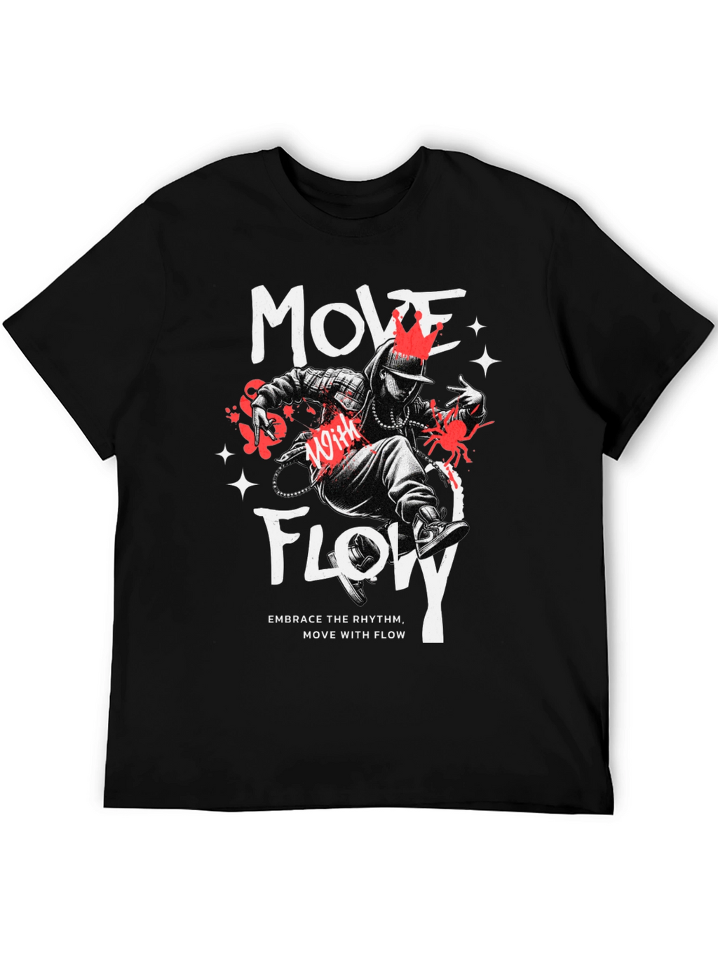 Move With Flow Graphic T-Shirt